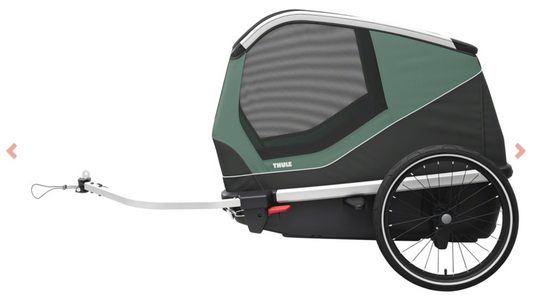 Thule Bexey Dog Bike Trailer- Hazy Green, Medium