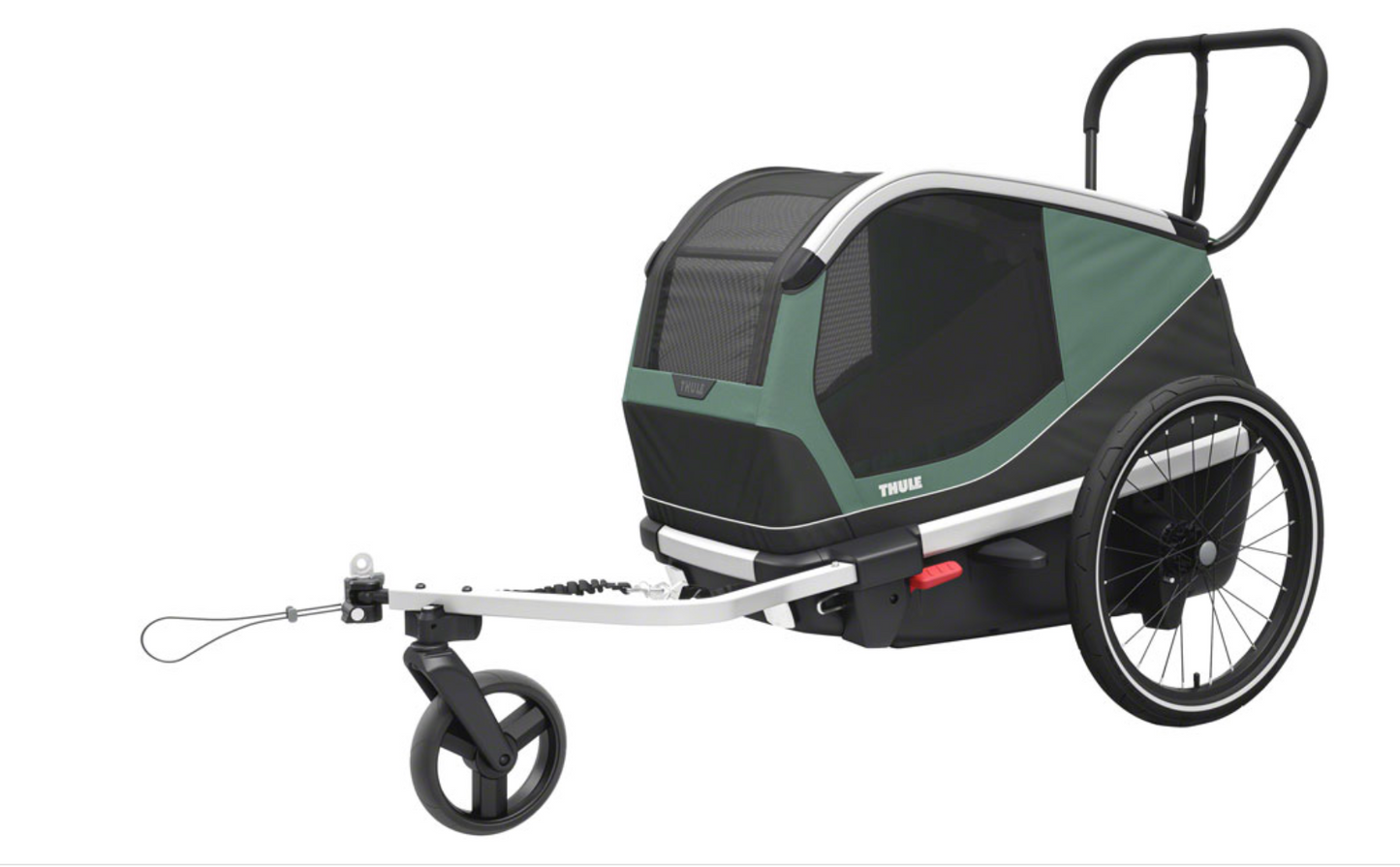 Thule Bexey Dog Bike Trailer- Hazy Green, Medium