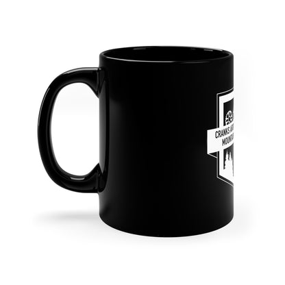 Cranks Around the Campfire MTB Festival 11oz Black Mug