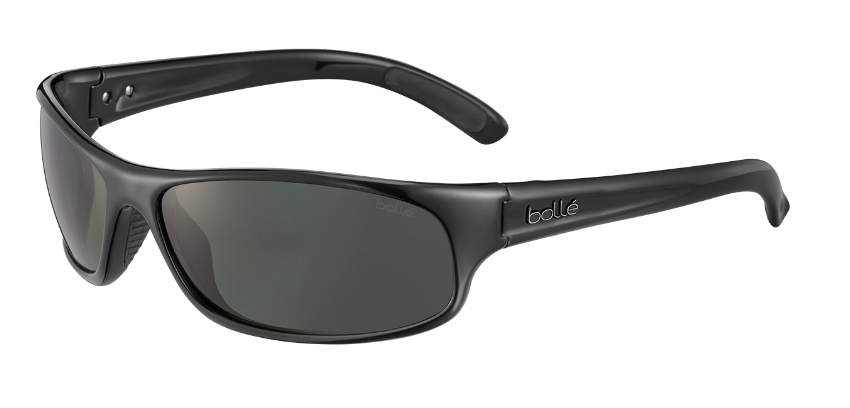 Bolle Anaconda Sunglass - Black Shiny - TNS Polarized - 10338