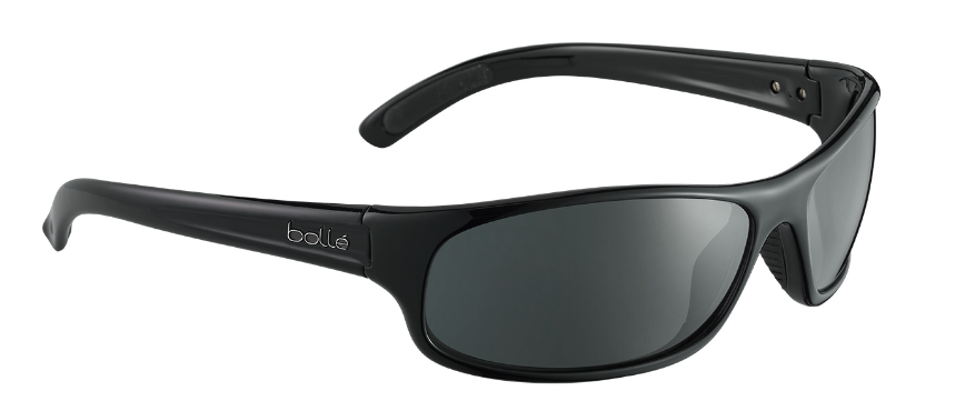 Bolle Anaconda Sunglass - Black Shiny - TNS Polarized - 10338