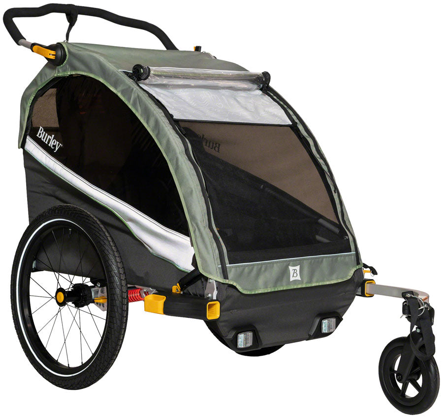 Burley D'Lite X Child Trailer - Single, Sage Green