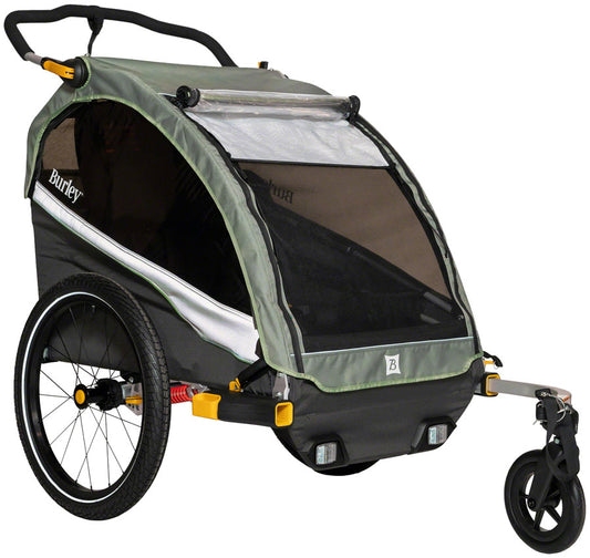 Burley D'Lite X Child Trailer - Single, Sage Green