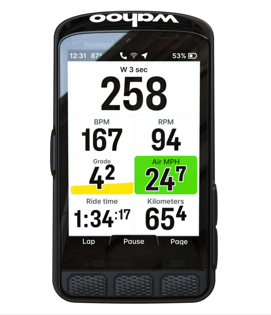 2025 Wahoo Element Ace GPS Cycling Computer