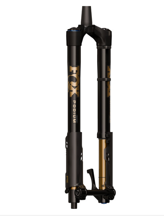 FOX Factory 36 Podium Inverted Suspension Fork - 29", 160 mm, 20TA x 110 mm, 44mm Offset, GRIP X2, 68HT Crown, Black/Podium Gold